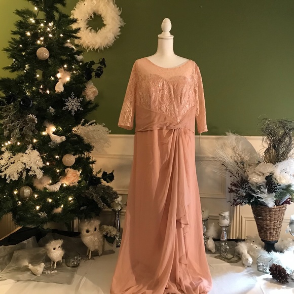 Dresses & Skirts - Casual chiffon lace dress with sleeves